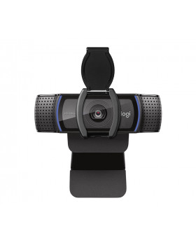Webcam Logitech C920S Pro HD 1080p, tapa de obturador, microfono