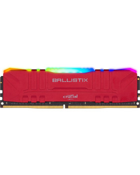 Memoria Ram DDR4 8GB 3200MHz PC4-25600 Crucial Ballistix Red RGB, DIMM, 1.35V