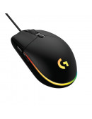 Mouse Gamer Logitech G203 RGB LIGHTSYNC Negro, 6 botones programables, 8.000 DPI, Black