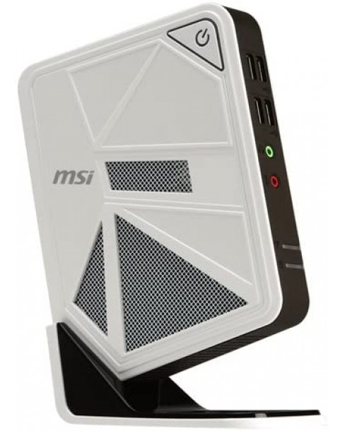 MSI DC111-027XEU - Mini PC de sobremesa (Intel Celeron 1037U 4 GB de RAM, 500 GB), Blanco