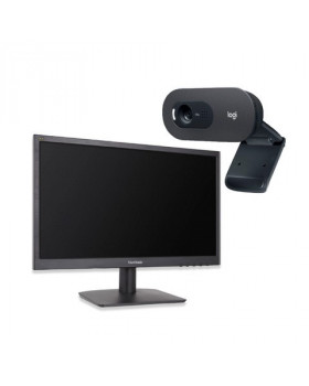 Monitor ViewSonic VA1903H + WebCam Logitech C505 HD