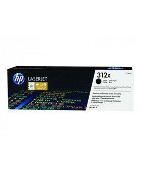 HP 312X - High Yield - black - original - LaserJet - toner cartridge (CF380X) - for Color LaserJet Pro MFP M476dn, MFP M476dw, MFP M476nw